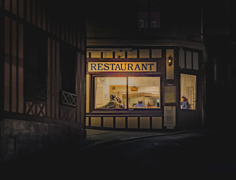 Nighthawks of Trouville-Sur-Mer