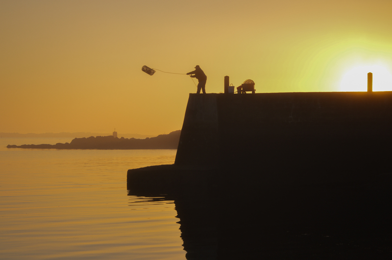 Le pêcheur au panier