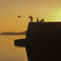 Le pêcheur au panier
