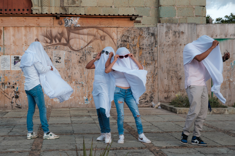 ghosts on the street...