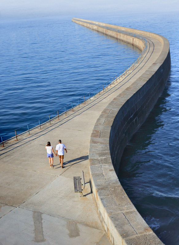 Couple sur la jetée - Saint Malo, 2022