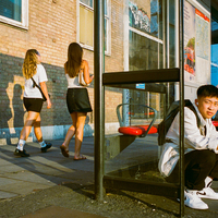 Bus Stop at Golden hour