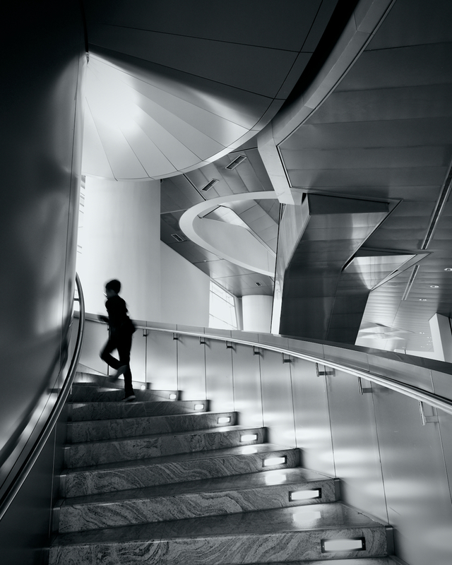 The stairs of the opera