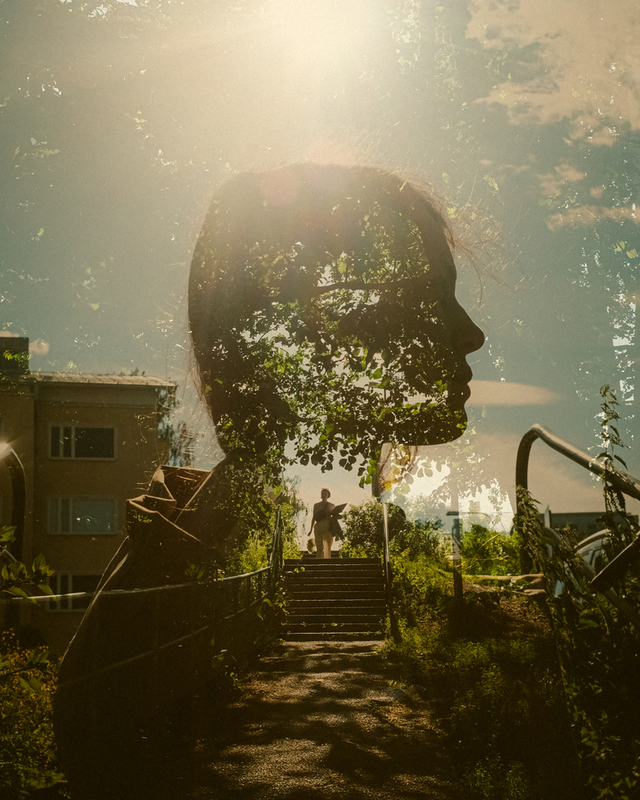 Girl With the Sun On Her Head.